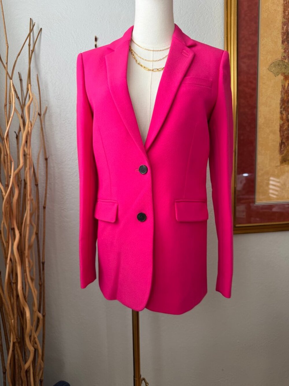 NWT The Kooples Hot Pink Blazer EU 36 US Small